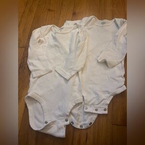 Carter's Cream Long Sleeve Bodysuit Set